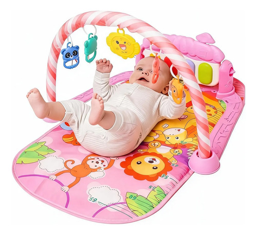 Tapete De Atividades Musical Bebê Piano Interativo Ginásio