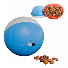 Crazy Ball Amicus - Comedouro E Brinquedo Cor Azul/branco