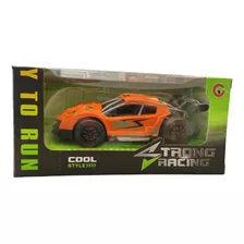 Autos De Colección Strong Racing - 54675 Color Naranja