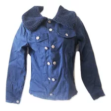 *** Chaqueta Hipster Cuello Peluche Juvenil Talla Ch/m $790a