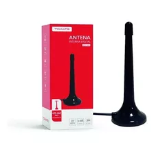 Antena Interna Externa Sinal Digital Base C/ Imã Hdtv 3 Mts