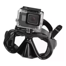 Mascara Buceo Lente Con Estuche Rigido Compatible Gopro