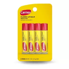 Carmex Bálsamo Labial Hidratante En Barra Con Spf 15 - 4und