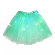 Falda Led Tutu Bailarina Niñas