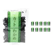 Kit 10 Alga Marinha Desidratada Picada Cut Wakame Mac 70g