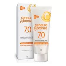 Cenoura & Bronze Protetor Solar Facial 70 Fps 50g