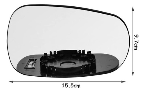 Luna Espejo Derecho Compatible Con Renault Clio 2 2002-2015 Foto 3