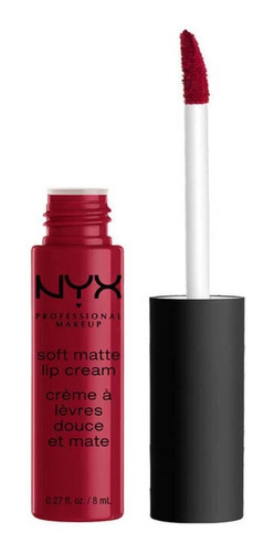 Labial Nyx Cosmetics Soft Matte Lip Cream Color Monte Carlo