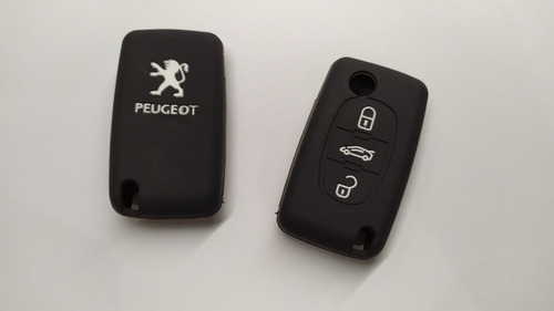 Funda Silicon Peugeot 107 206 207 307 308 406 407 3 Botones Foto 4