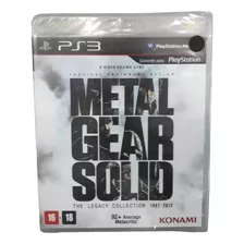 Jogo Metal Gear Solid Legacy Collection (ps3 - Mídia Física)
