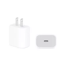 Ficha Adaptador iPhone Usb-c 20w Color Blanco 