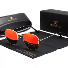 Gafas De Sol Polarizadas Kingseven Hexagon De Acero Inoxidab