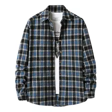 Camisa Xadrez Masculina, Jaqueta De Estilo Masculino, Camisa