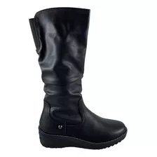 Bota Via Uno Negro Chiporro Numero 35 Al 40 Liquidacion