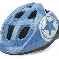 Casco Bici Niños Polisport Azul Estrella -thormoto-