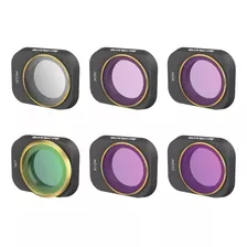 Kit 6 Filtros Lente Dji Mini 3/mini3pro Nd4/8/16/32+cpl+ncuv