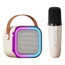 Parlante Bluetooth Karaoke Con Microfono Portatil 