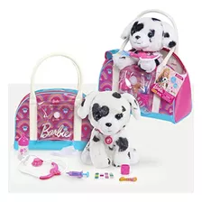 Barbie Hug & Kiss Pet Doctor Set De 9 Piezas Con Cachorro Dá