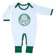 Macacão Bebê Longo Palmeiras Oficial