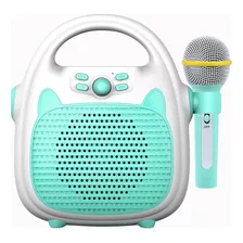 Amplificador Para Karaoke Recargable Para Niñas Con Micrófon