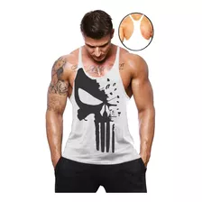 5 Camisa Regata Masculina Cavada Mutante Fitness Academia