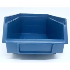 Caixa Bin Organizadora Plástica Nº3 Azul Kit Com 30 Unidades