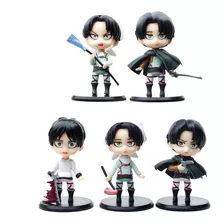 Set 5 Figuras Attack On Titan - Shingeki No Kyojin 