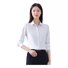 Camisa Fibra De Bambú Refrescado Formal Linda Para Mujeres