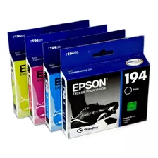 Kit 4 Cartucho Epson 194 T194 Para Xp104 Xp204 Original