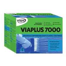 Impermeabilizante- Viaplus 7000 Flexivel Caixa 18kg Viapol Cor Cimento