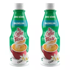 Kit 2 Garrafas Coffee Taste Creamer Baunilha 473ml Mrs Taste