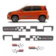 Faixa Fiat Uno Vivace Sporting Adesivo Grafite Completo