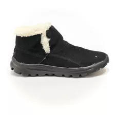 Bota Con Corderito Pantubota Negro - Ultraliviana - Oficial