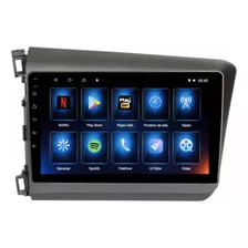 Central Multimidia Civic 2012 2014 Android 13 Carplay 9p Cam