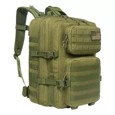 Mochila Tactica 50l Militares Multiusos Camping Notebook Color Verde