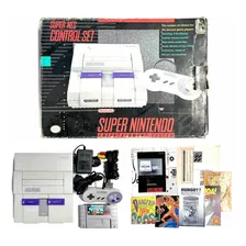 Super Nintendo 1-chip Completo En Caja De Colección Ntsc