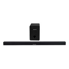 Barra De Sonido Aiwa Awsbh1w-w Bluetooth Woofer Inalámbrico 2.1ch 100w Color Negro