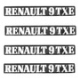 Emblema Renault 9, R 9 Inyeccin Renault 9