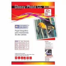 Papel Glossy Fotografico Cc A3+ 200gr X500 Hojas Oferta