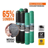 Malla Raschel Verde 65% Facturado (xrollo Y X Metros Lineal)