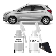 Tinta Tira Risco Automotivo Ford Ka Prata Dublin Cor Origina