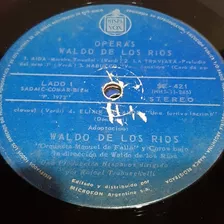 Sin Tapa Disco Waldo De Los Rios Orq Manuel Falla Operas Cl0