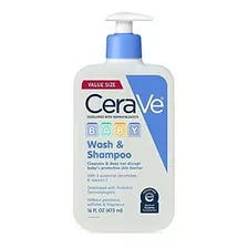 Shampoo Cerave Baby Wash Fragrance Paraben Sulfate