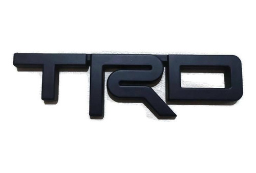 Emblema Negro Trd Toyota Tacoma Hilux Tundra Highlander Rav4 Foto 3