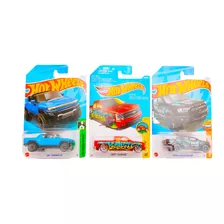 Hot Wheels Paquete De 3 Carritos Camionetas