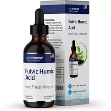 Fulvic Humic Acid Ionic Trace Minerals Liquid Supplement. Pl