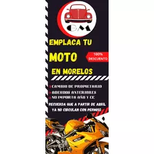 Placas Para Moto Y Pick Up 