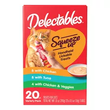 Delectables Squeeze Up - Premio Para Gatos, 20 Unidades