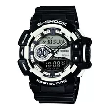 Reloj Hombre Gshock Casio | Ga-400-1a | Color De La Correa Negro Color Del Fondo Blanco