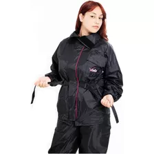 Capa De Chuva Motoqueira Feminina Nylon Ventus 0991